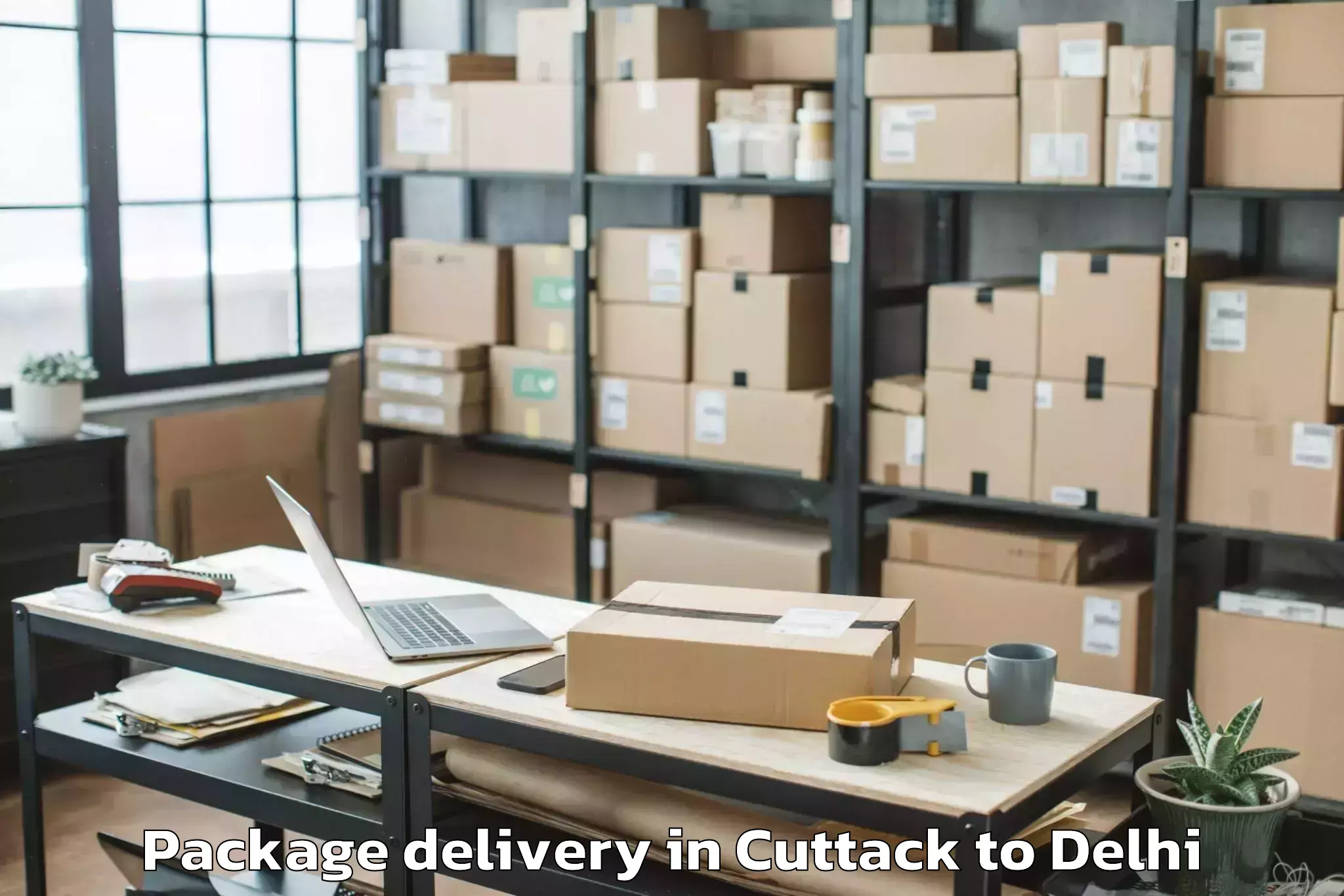 Top Cuttack to Seema Puri Package Delivery Available